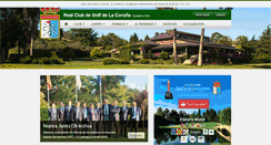 Desktop Screenshot of clubgolfcoruna.com